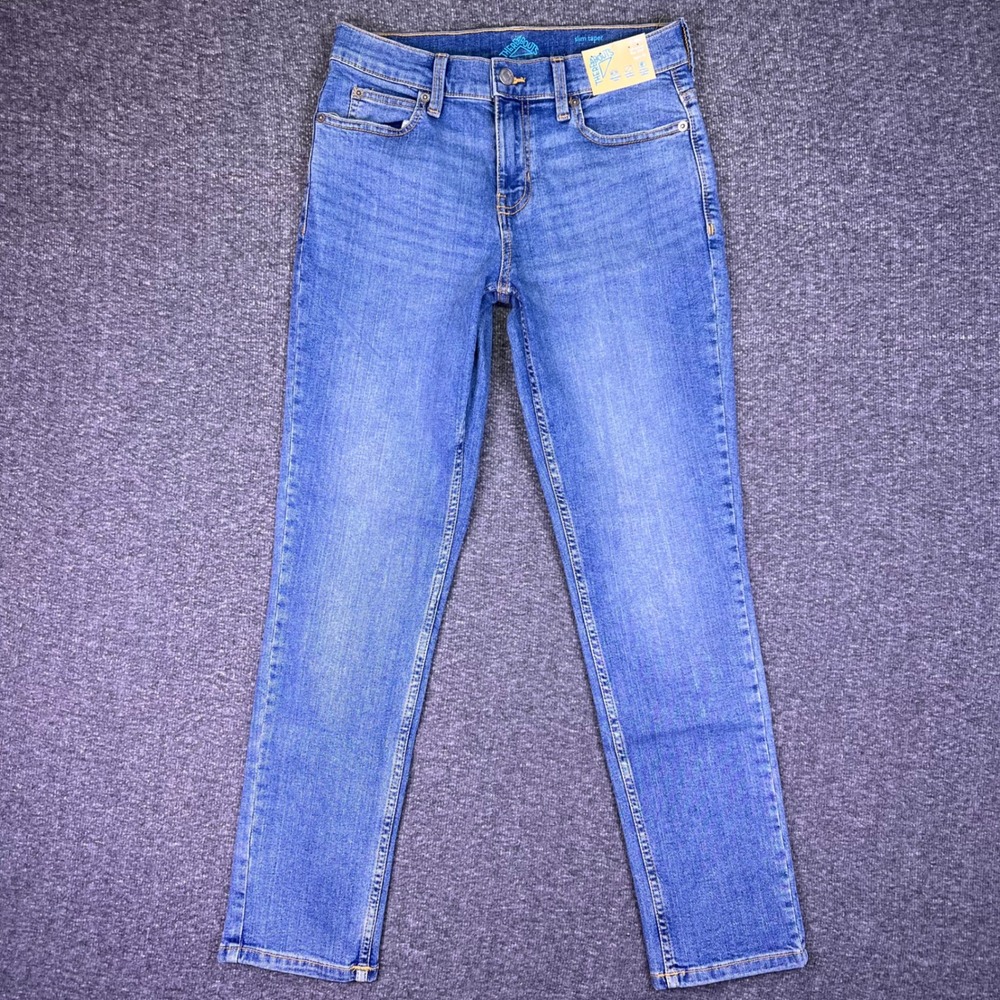 Thereabouts Slim Taper Jeans Boys 12 Reg Blue Advanced Flex Adjustable Waist NEW